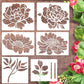 🔥Hot Sale Promotion-49% OFF🌻Garden Fence Large Flower Stencils🖌️DIY decoration