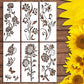 🔥Hot Sale Promotion-49% OFF🌻Garden Fence Large Flower Stencils🖌️DIY decoration