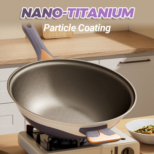 🔥👩‍🍳Titanium antiaanbak pannenset met lage druk🍳