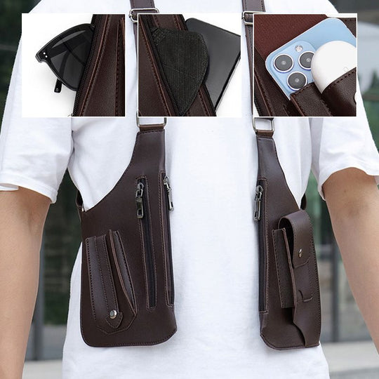 Hot Sale 50% OFF🎒Men's Anti-Theft Multi-Pocket Double-shoulder Bag