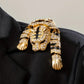 Luxurious Sparkling Tiger Brooch