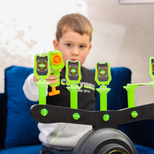 🔥Big Sale 50% OFF🔥🎁Glow-in-the-Dark Shooting Target Practice Kids Shooting Toy Gun Set