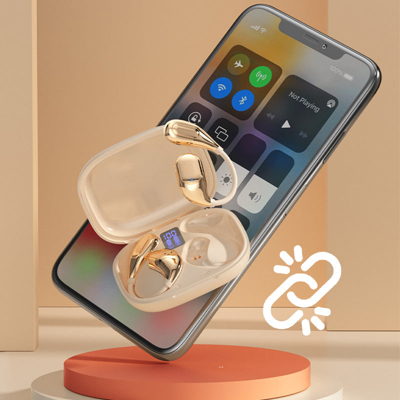 Vanntette HiFi-hodetelefoner med ørekrok og Bluetooth-hodetelefoner✅KJØP 2 Gratis frakt✈️