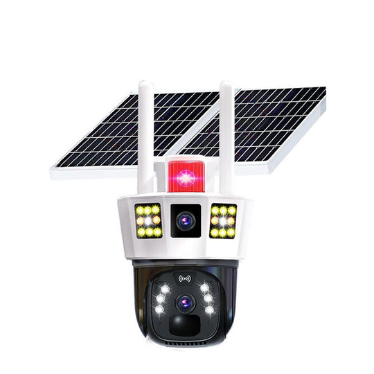 ✨360° Smart Solar Surveillance Camera with Three-screen Monitoring🔥