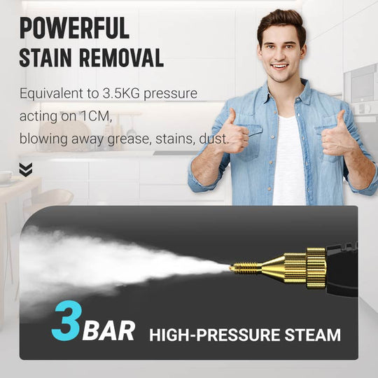 🔥HAD MASA DISKAUN 50%.✨Pembersih Stim Bertekanan Suhu Tinggi Pegang Tangan 2500W