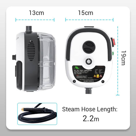 🔥HAD MASA DISKAUN 50%.✨Pembersih Stim Bertekanan Suhu Tinggi Pegang Tangan 2500W