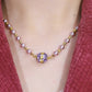 💖Hot Sales-50% OFF✨Elegant Imitation Pearl Necklace with Sparkling Magnetic Rhinestone Ball