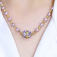 💖Hot Sales-50% OFF✨Elegant Imitation Pearl Necklace with Sparkling Magnetic Rhinestone Ball