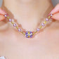 💖Hot Sales-50% OFF✨Elegant Imitation Pearl Necklace with Sparkling Magnetic Rhinestone Ball