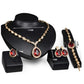 💖HOT SALE 50% OFF💖✨The Best Gift For Yourself💝Elegant Faux Gemstone Necklace Set