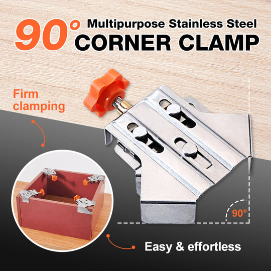 💥Limited Time 49% OFF🔥Multipurpose Stainless Steel 90 Degree Corner Clamp