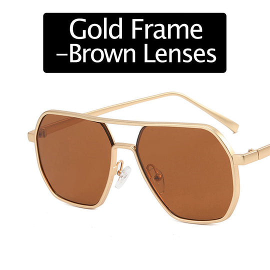 ✨New Arrival✨Irregular Frame UV Protection Polarized Lens Sunglasses