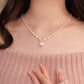 🔥New Year Hot sale 50% OFF🔥Vintage Elegant Zirconia Imitation Pearl Necklace & Earrings
