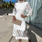 🔥Hot Sale 47% OFF🔥Vintage Lace Hollow-Out Dress
