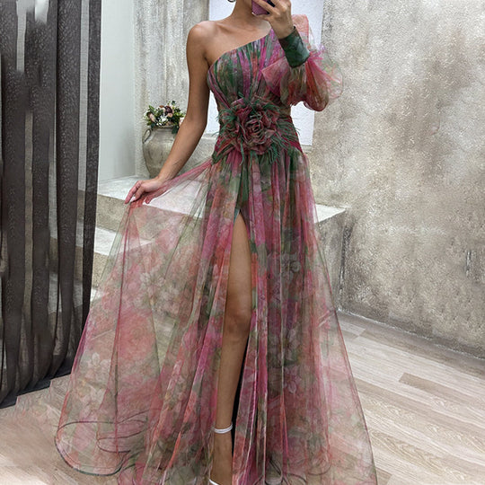 🌸Istimewa Musim Bunga💐 Gaun Gaun Tidak Teratur Tulle Wanita - penghantaran percuma