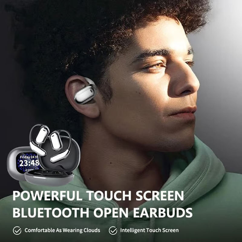 🔥VARMT SALG 50 % RABATT🔥Ekte kraftige Bluetooth 5.4 åpne ørepropper, IPX5 vanntette