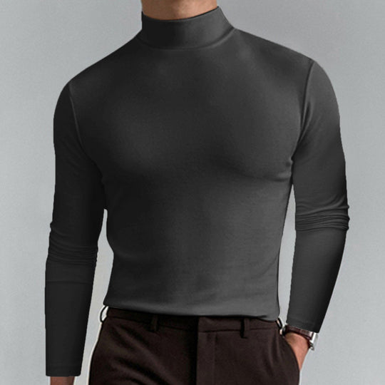 🖤Black Friday Sale:50% OFF🔥Mens High Neck Slim Fit Long Sleeve T-shirt