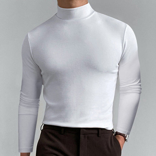 🖤Black Friday Sale:50% OFF🔥Mens High Neck Slim Fit Long Sleeve T-shirt
