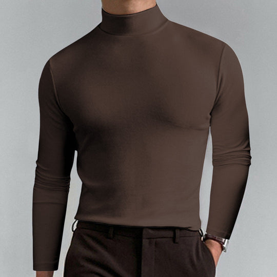 🖤Black Friday Sale:50% OFF🔥Mens High Neck Slim Fit Long Sleeve T-shirt