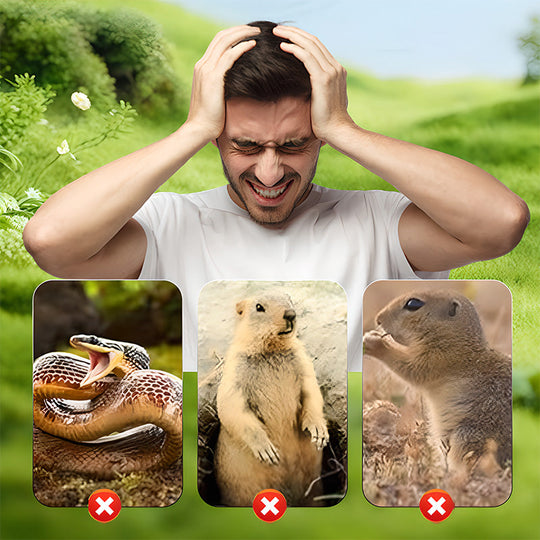 🌸Spring Sale 40% OFF🌸 Solar Powered Waterproof Screw Mole Repellent
