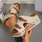 🔥LAST DAY PROMOTION - 50%OFF🔥Cutout Platform Wedge Sandals