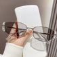 ✨2025 New Trend✨Women's Retro Oval Narrow Frame Sunglasses