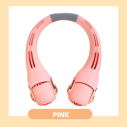 Neck Air Conditioner Fan – Ultra‑quiet, 360° rotating, 3 speeds. Hands‑free cooling, long battery. Summer essential!