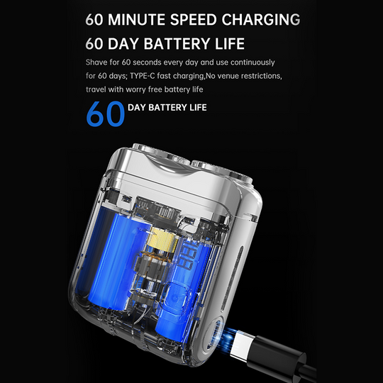 🪒 40% OFF!🔥Portable Mini Men's Electric Shaver – Compact & Rechargeable🧳
