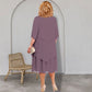 Plus Size Layered Midi Dress