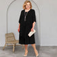 Plus Size Layered Midi Dress