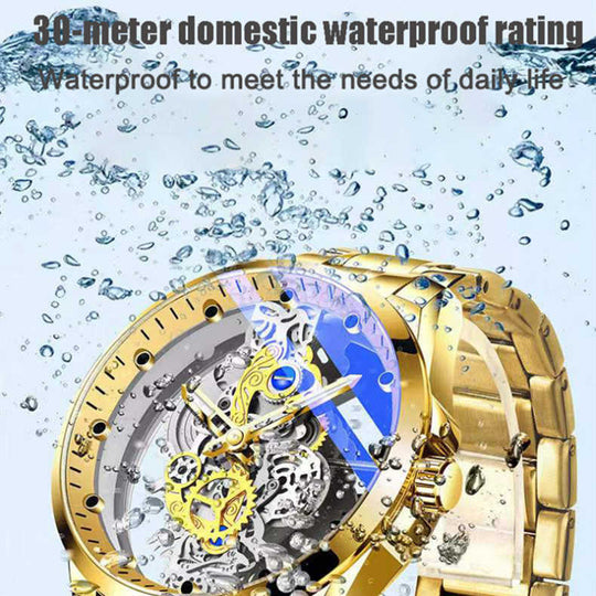⌚ LIMITED-TIME 50% OFF! ✨ Double-Sided Skeleton Watch — Stylish, Luminous, Eye-Catching 💎