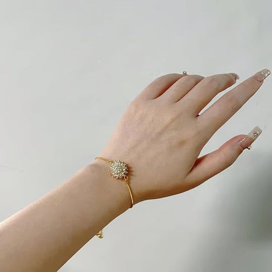 🎁🌻Sunflower Mood Bracelet（Adjustable Size）