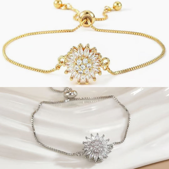 🎁🌻Sunflower Mood Bracelet（Adjustable Size）