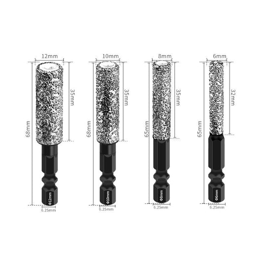 🔥2-in-1 Hexagonal Shank Brazing Dry Drilling Specialized Hole Opener