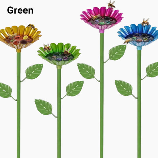 Bee and Butterfly Water Feeder with Flower Design