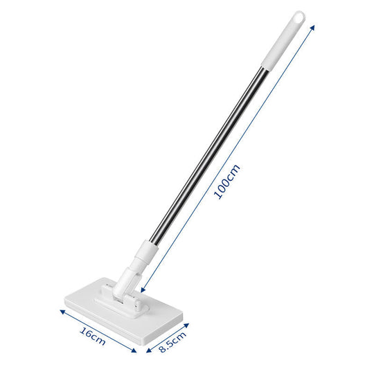 Disposable Dust Mop with 4 Reusable ClothsLightweight Floor Dusting Mop For Hardwood Tile Floors