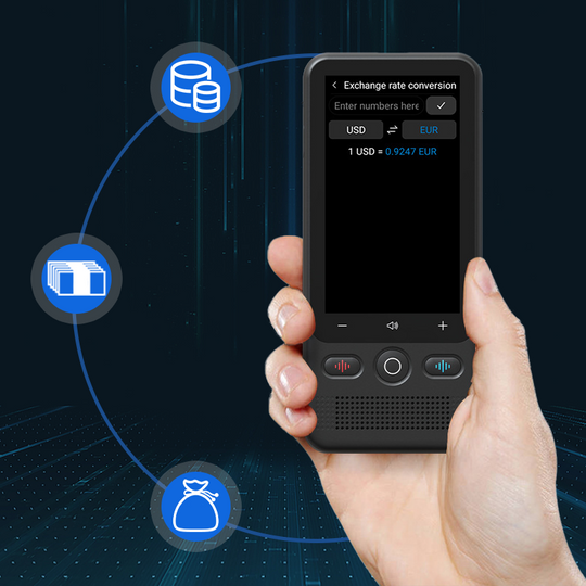 🗣️50K+ SOLD!🌐Multifunctional Portable Translator – Real-Time 2-Way Voice Translation, Offline Mode & 100+ Languages Supported📱