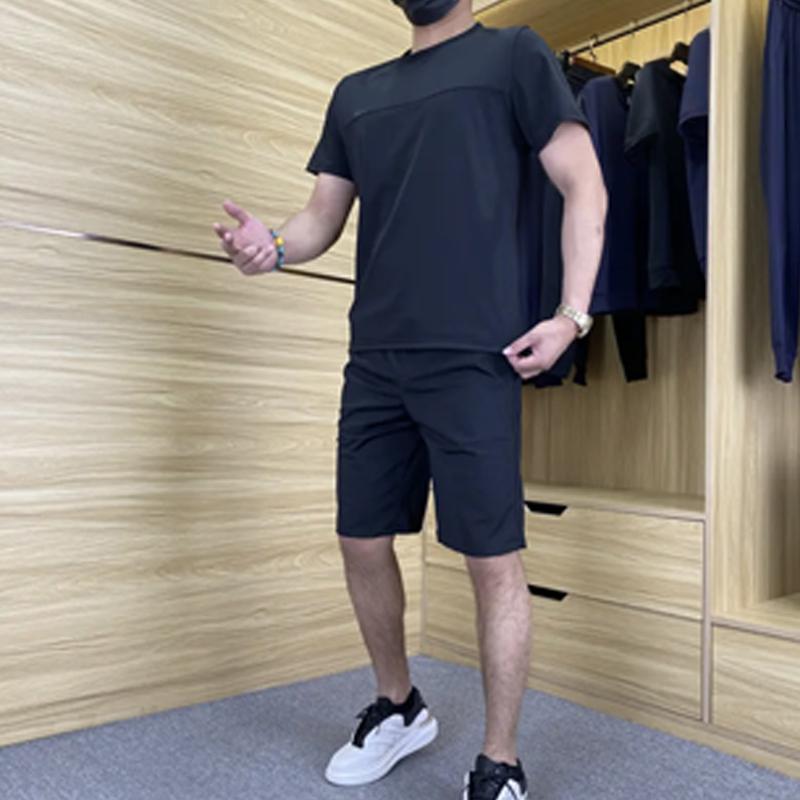 🏃‍♂️Men's Casual Sports Short-Sleeved Shirt & Pants 2-Piece Set