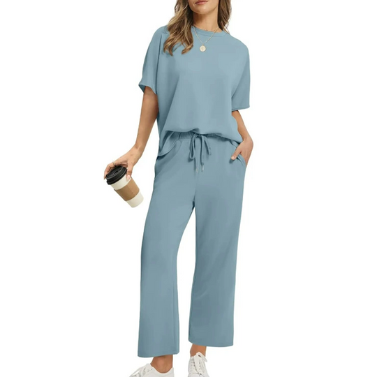 ⏳Time-limited Special⏰Women's Soft Casual Top and Pants Set