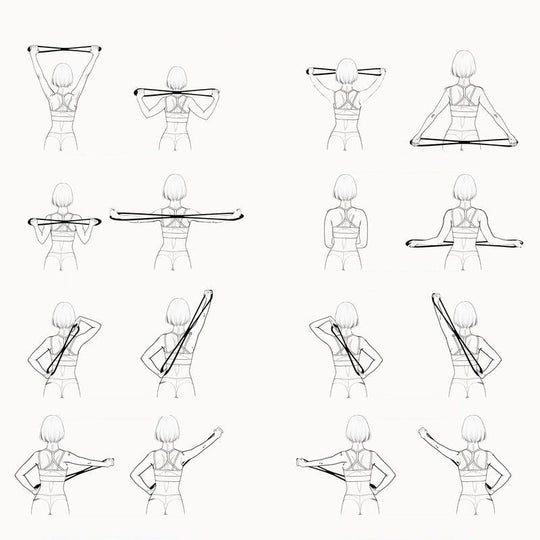 Resistance Bands, Figure 8 Exercise Bands for Women Men💪