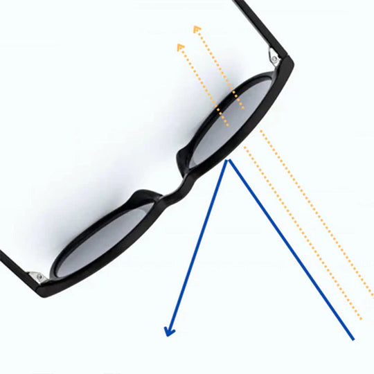Retro Translucent Framed Glasses with Blue Light Filtering Lenses