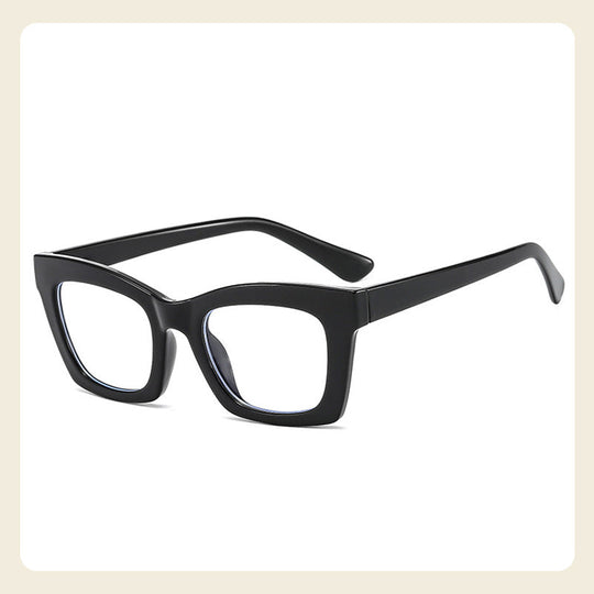 Anti-Blue Light Fashion Wide Frame Glasses