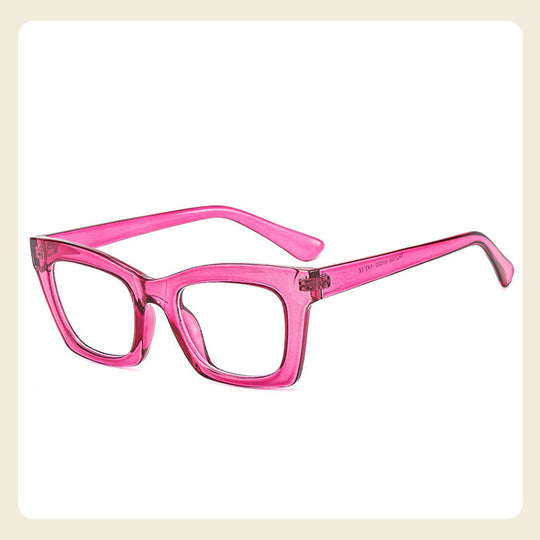 Anti-Blue Light Fashion Wide Frame Glasses