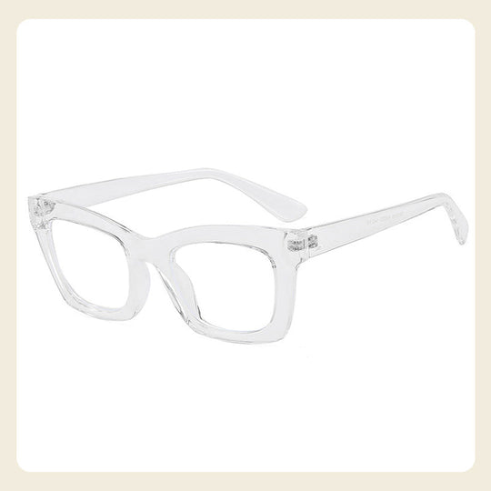 Anti-Blue Light Fashion Wide Frame Glasses