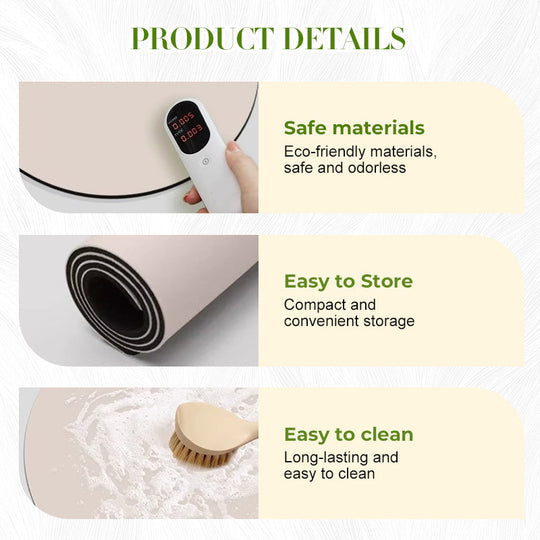 🏠2025 New Product🦚 Quick-Dry Non-Slip Peacock Mat