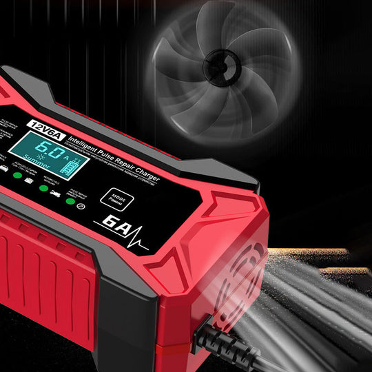 🔥HOT SALE (50% Off)🔥🛵🔋Smart Battery Charger for Car & Motorcycle