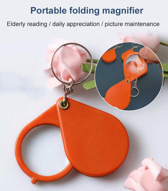 🔍Mini Folding Magnifying Glass Key Chain🔎
