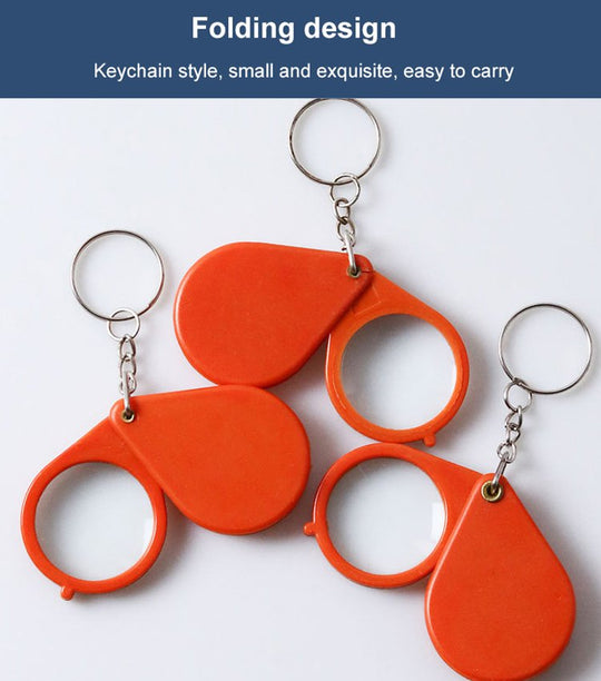 🔍Mini Folding Magnifying Glass Key Chain🔎