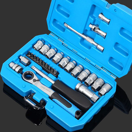✨𝑭𝒂𝒄𝒕𝒐𝒓𝒚 𝒅𝒊𝒓𝒆𝒄𝒕 𝒔𝒂𝒍𝒆𝒔✨29pcs Core Ratchet Socket Wrench Kit