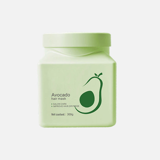 AVOCADO HAIR MASK - Deep Conditioning & Intense Shine, Enriched with Essential Fatty Acids, Repairs Dry and Damaged Hair in 10 Minutes 🌿🧴